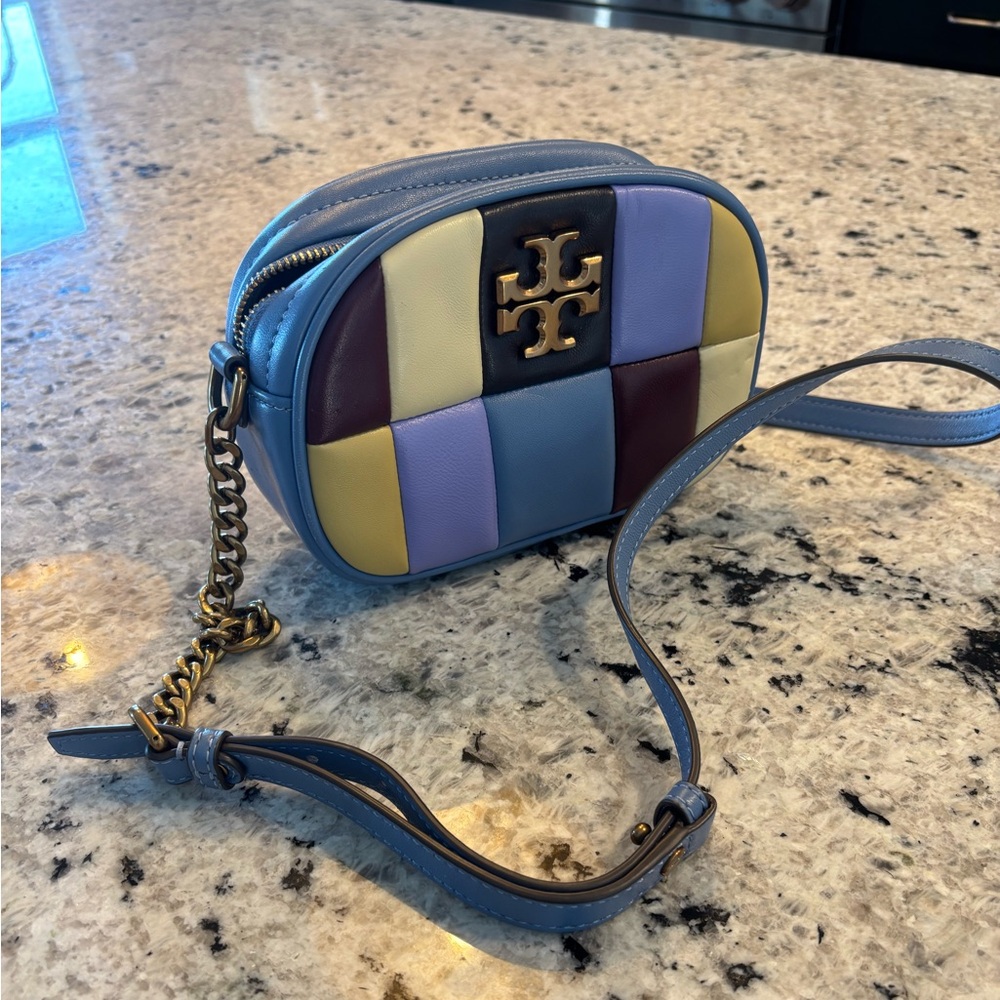 Tory Burch multi color crossbody shoulder purse GUC